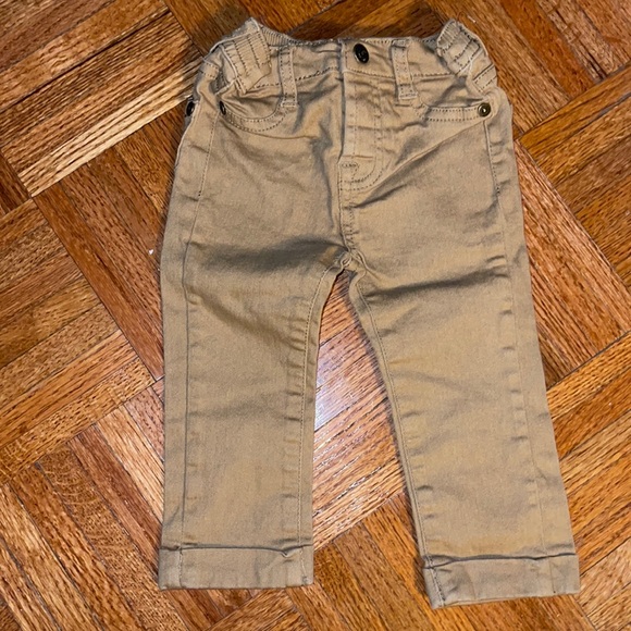 7 for mankind  12 month cuffed pant tan color - Picture 1 of 4